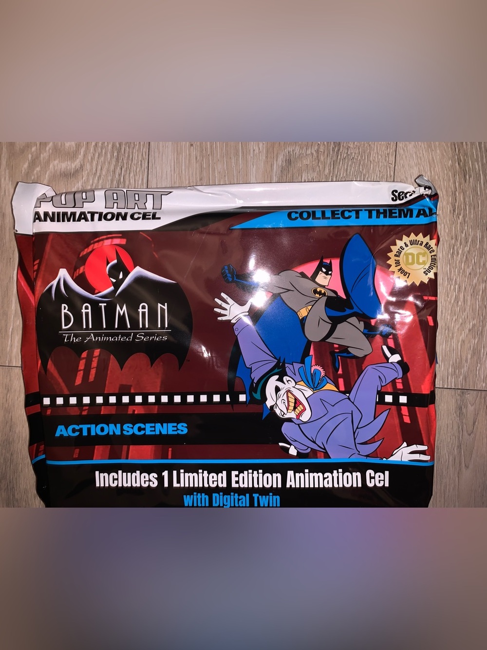 Pop Art Batman the Animated Series Animation Cel Series 1 Action Scenes